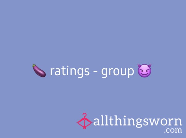 Group D*ck Rating 🍆🍆