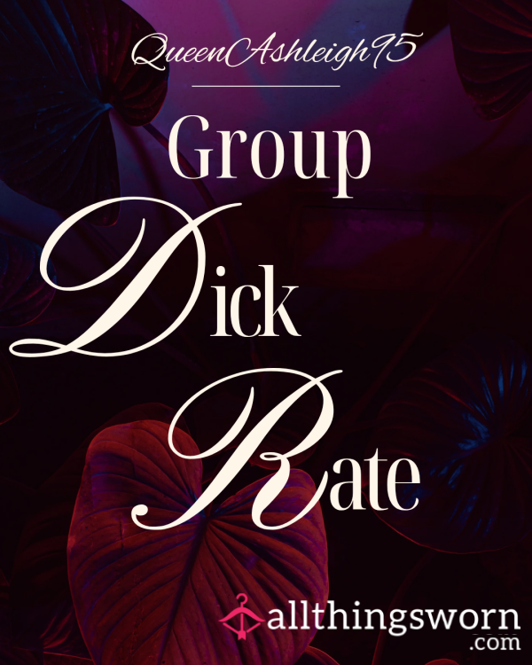 Group D*ck Rating 🍆🍆