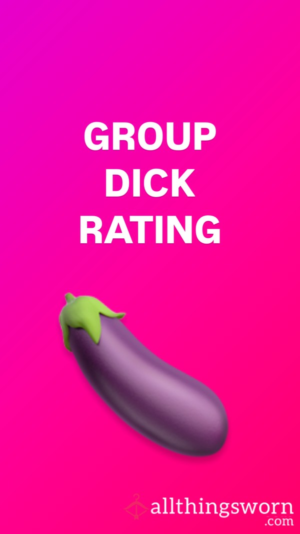 Group D*ck Rating