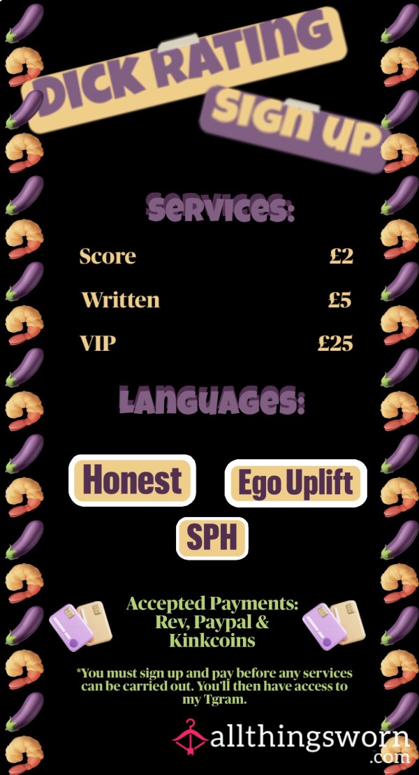 Need A D*ck Rating?🍆🍤
