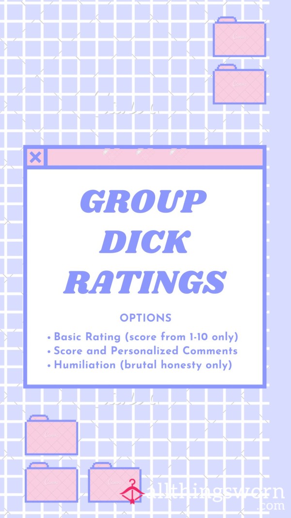 💻 GROUP D*ck RATINGS 💦