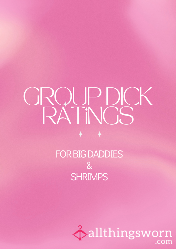 💖 Group D*ck Ratings With 10+ Girls In Chat💖
