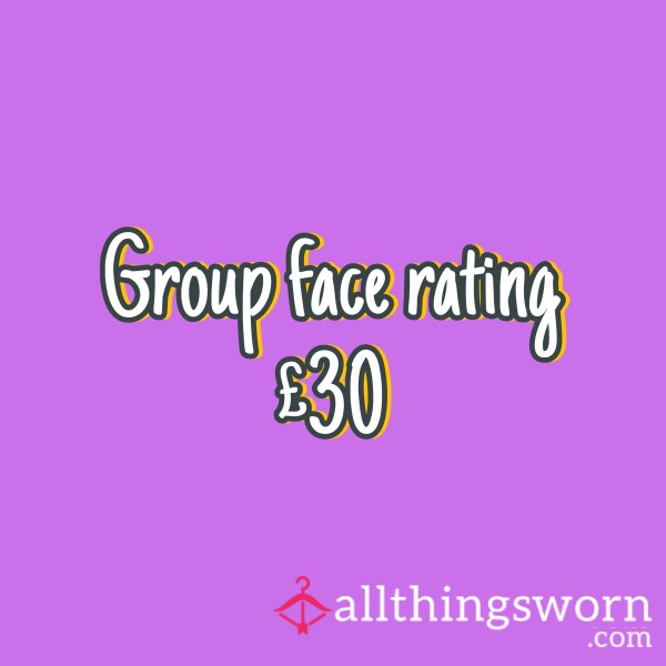 Group Face Rating