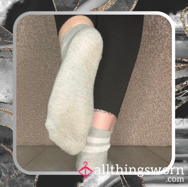Grubby Grey Socks (48hr Custom Wear)