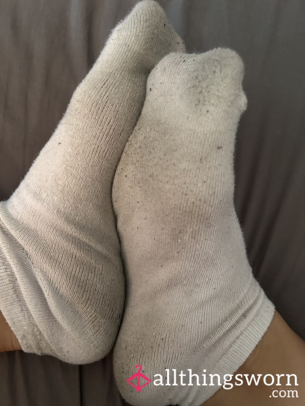 Grubby White Socks