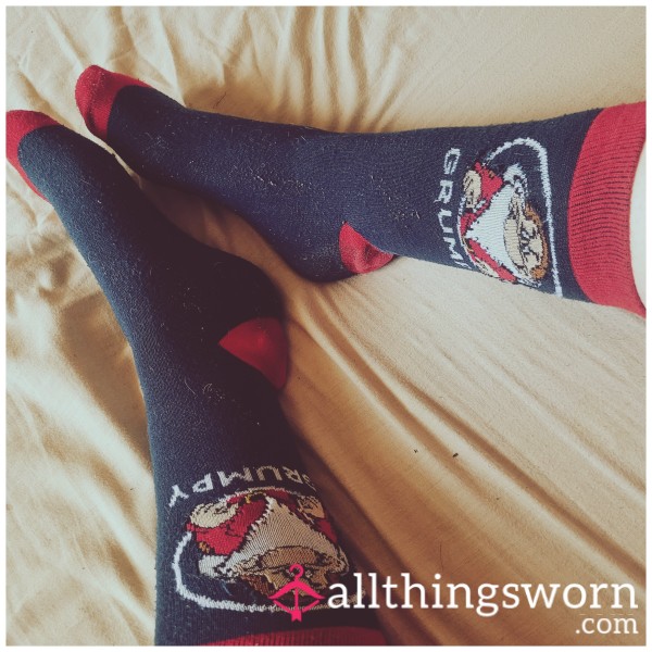 Mr Grumpy Dirty Smelly Worn Socks
