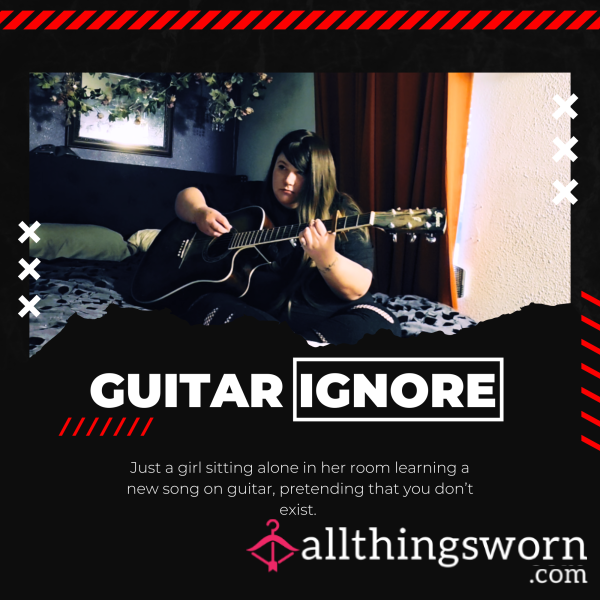 GUITAR IGNORE | Learning A New Song While I Pretend You Don't Exist