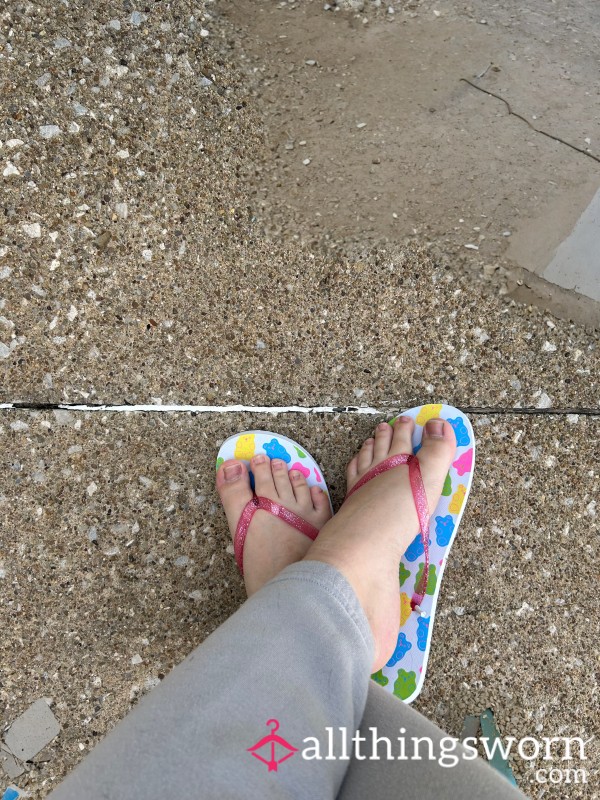 Gummy Bear Flip Flops