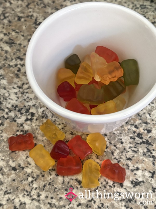 Gummy Sweets Soaked Or Chewed