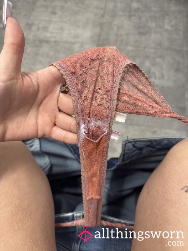 Gym And Work Soaked Creamy Panties