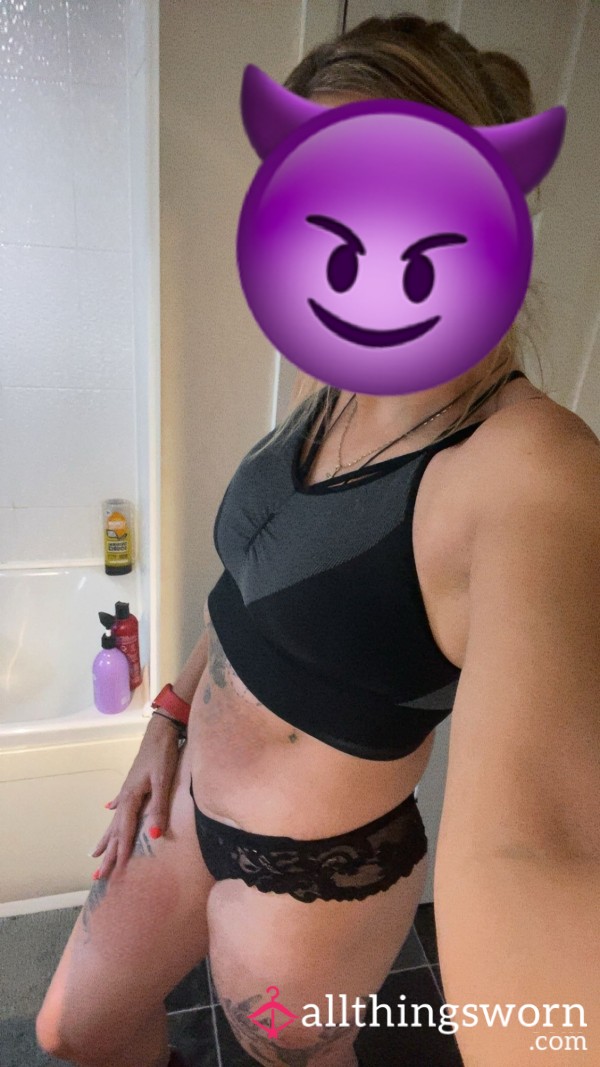Gym Bunnies Undies. Work Hard Play Harder