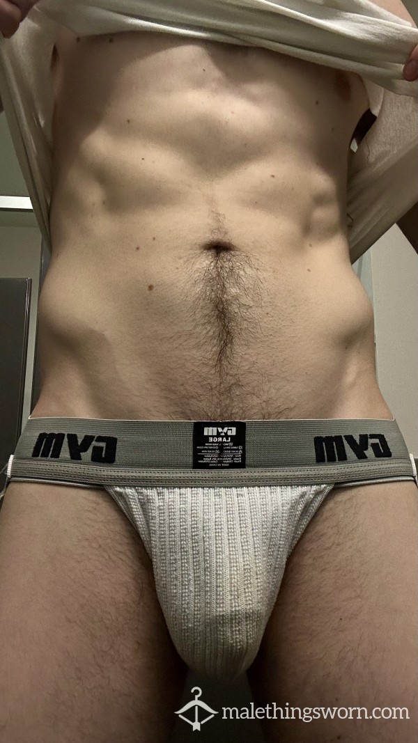 GYM Jock - Grey/White