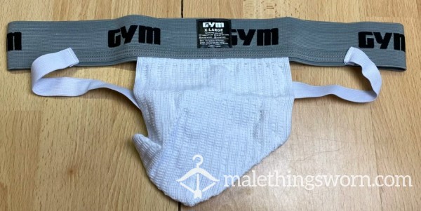 GYM JOCKSTRAP WHITE
