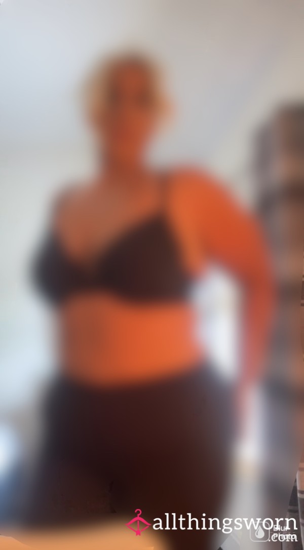 Gym Pants & Black Bra