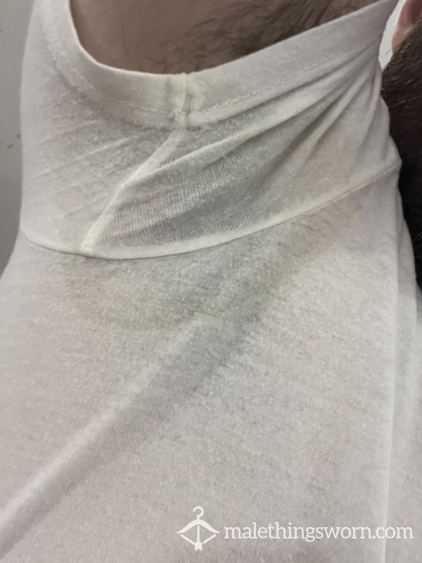 SOLD OUT - 4 Smelly Sweaty Stained Cotton Gym Shirt