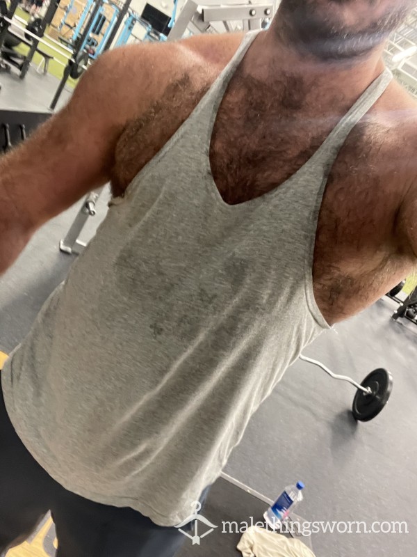 Gym Shirt From Back Workout