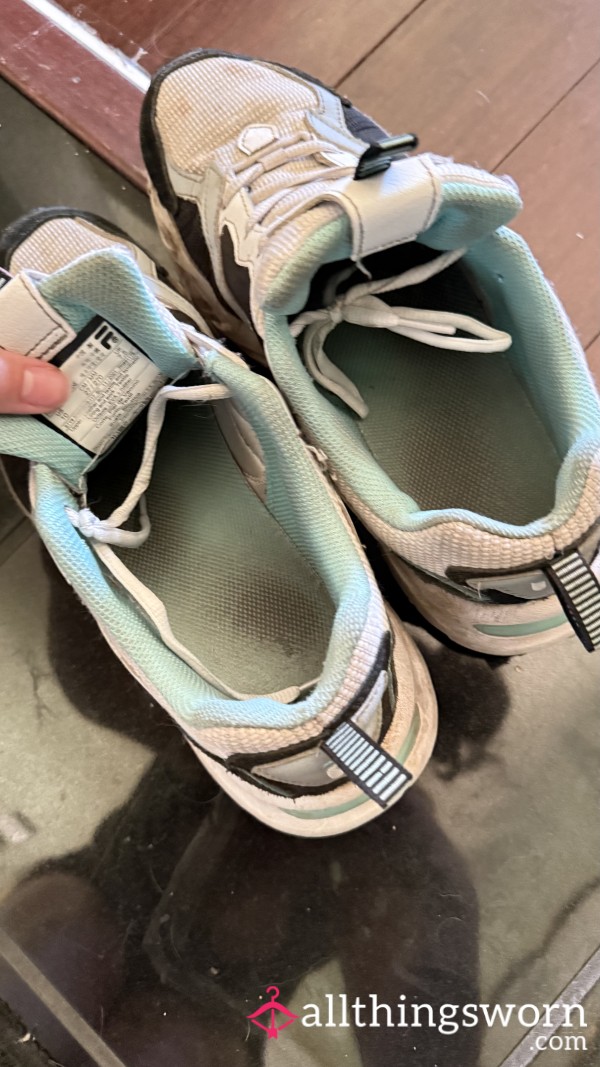 Gym Shoes - Well-loved Cute Blue FILA Shoes