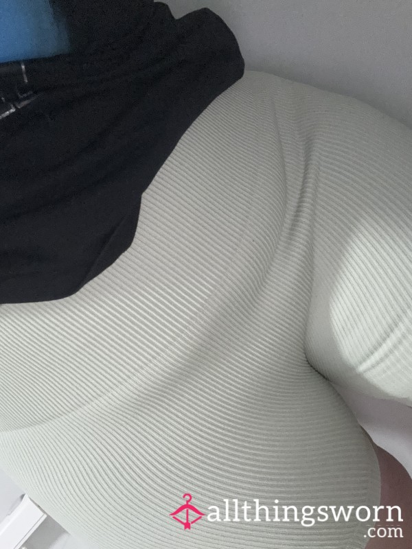 Gym Shorts Worn With No Panties