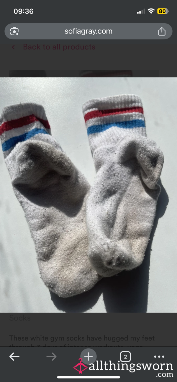 Gym Socks – Sweaty, Soft & Scented