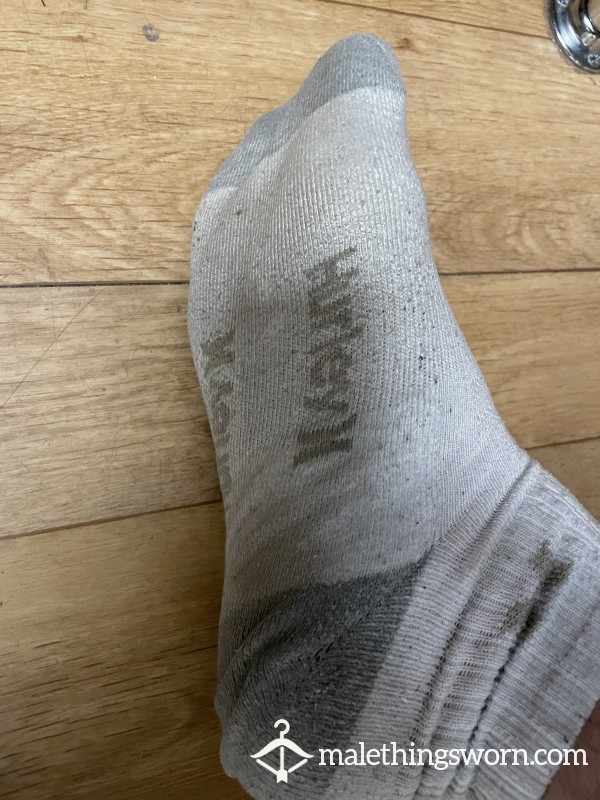 Gym Socks, Well Worn And Very Sweaty