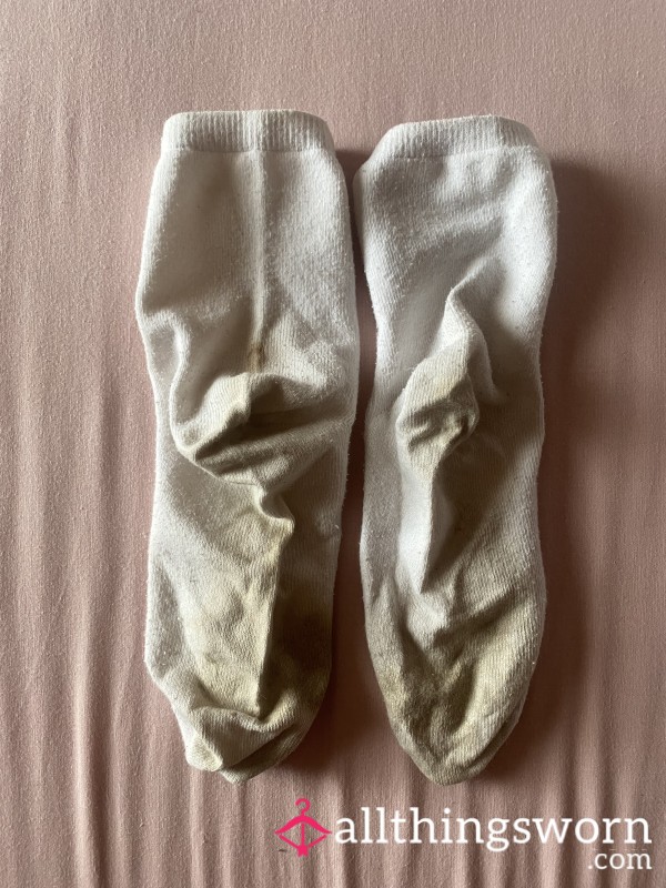 Gym Socks With Blister Stains 🩹Hard Earned & Raw