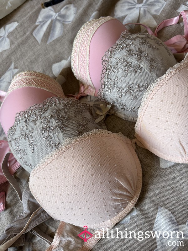 Gym Sweat Soaked Push Up Bras (Sièlei And Intimissimi)