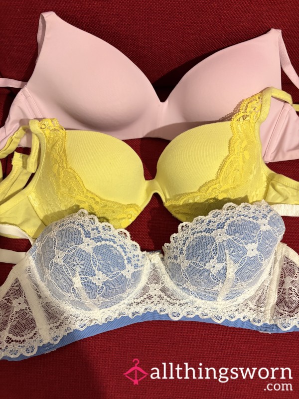 Gym Sweat Soaked Push Up Bras (Sièlei And Intimissimi)