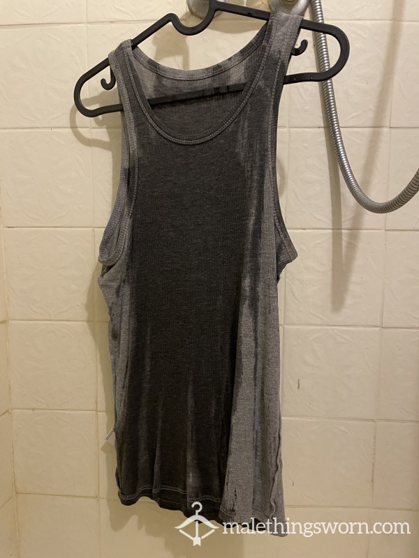 Gym Tank Top Washed In Pi*s + 1 C*mshot