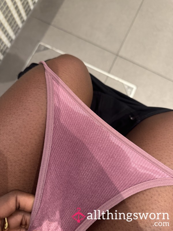 Sweaty GYM Thong | Pu**y & Booty Scented Panties From Ebony Goddess Eve 💦