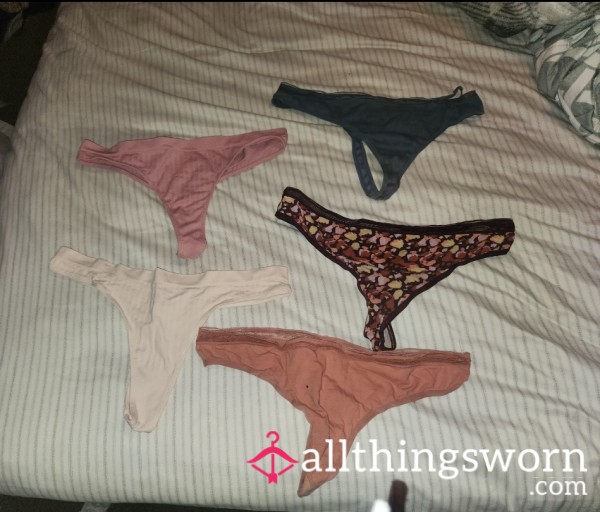 Gym Thongs Worn Fresh To Order