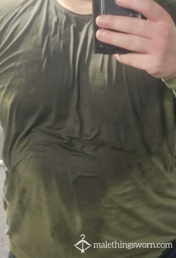 Gym Tops Drenched In Sweat