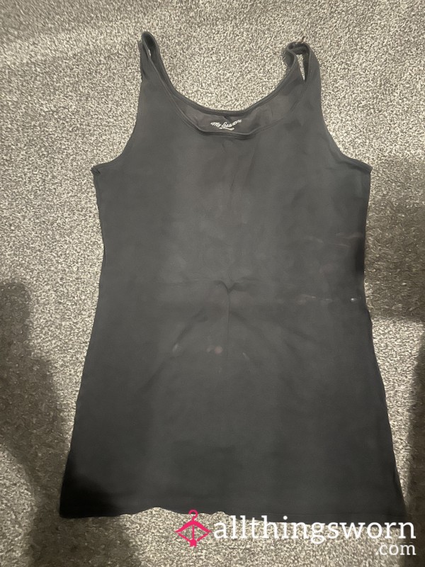 Gym Vest Very Sweaty Stained Patches As Seen In Pics