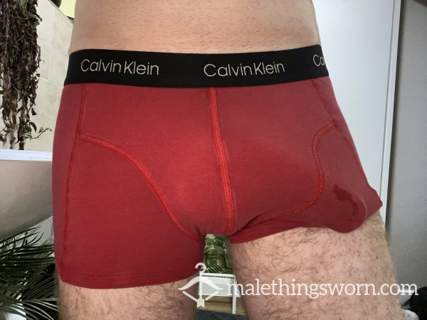 Gym Worn Boxers, Hard Workout, Sweaty