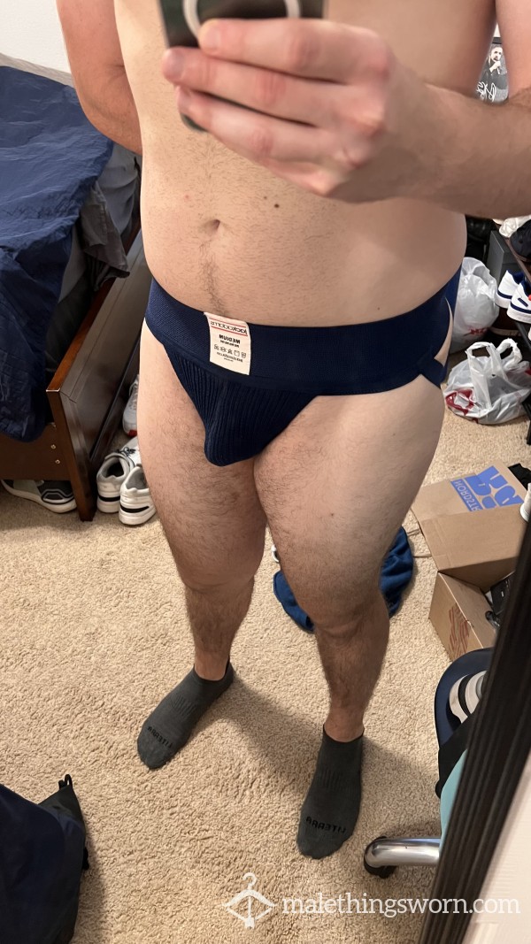 Gym Worn Jock Navy Jack Adams