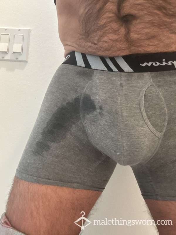 Gym Worn Sweaty Pre-c*m Underwear