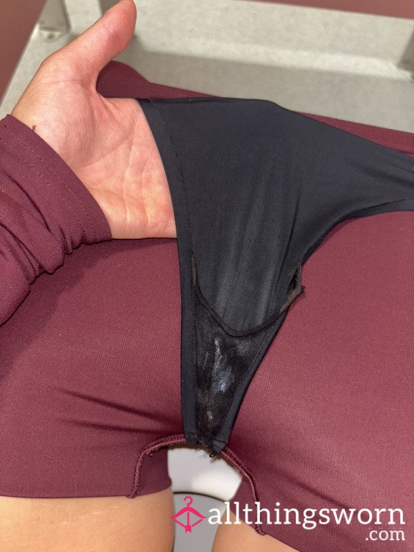 Gym Worn Thongs, Saturated In Sweat