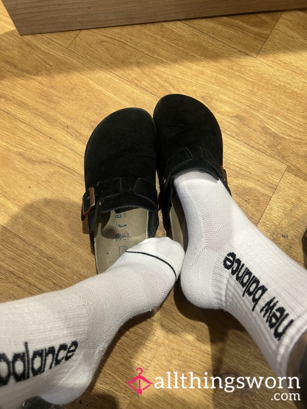 Gym Worn White Socks