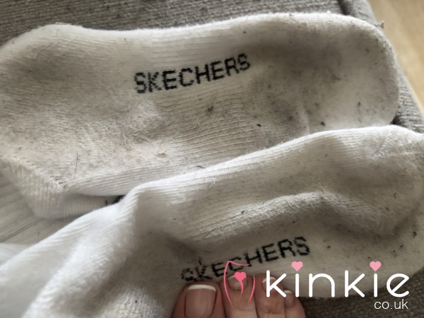 🔥 Gym-Worn White Socks – Sealed To Trap Every Drop Of Scent 🔥