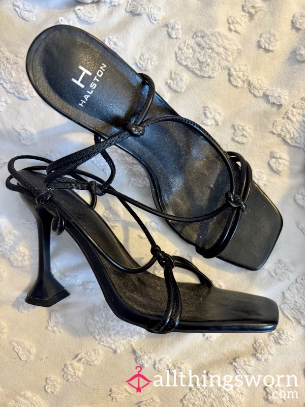 H By Halston Strappy Heels
