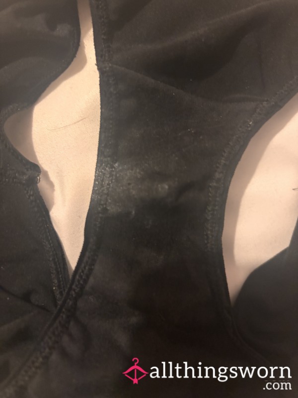 Had A Little Play Black Knickers Worn For 12 Hours