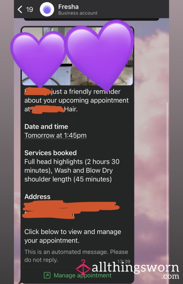 Hair Appointment/My Hair