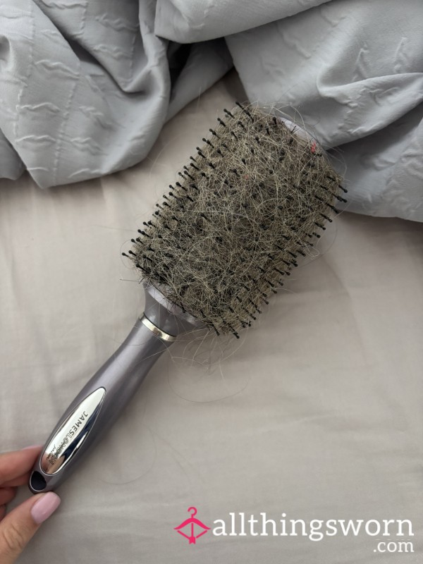 Hair Brush With Blonde Hair