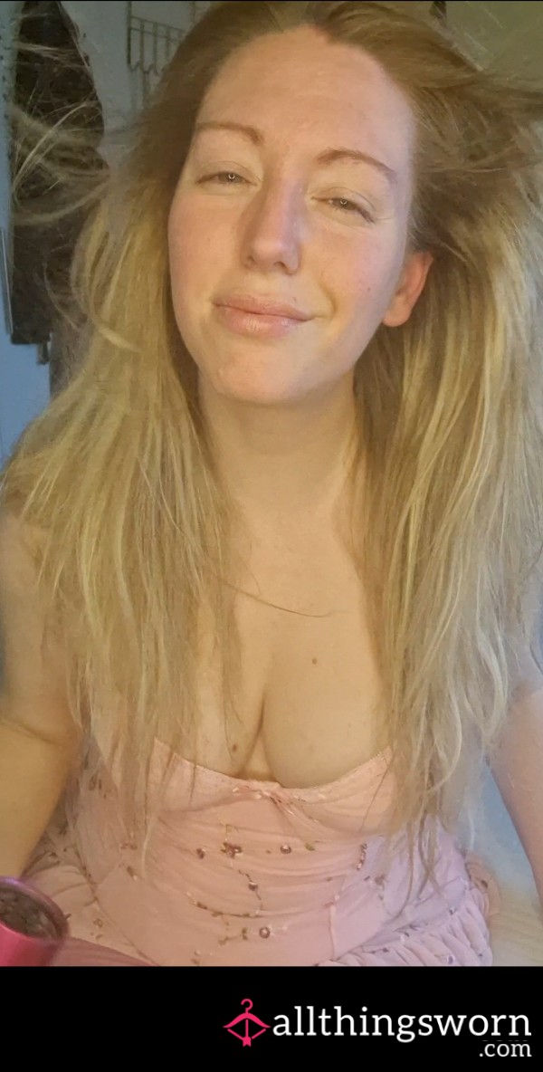 Hair Drying. Long Blonde Goddess Hair. Hair Blowing. Also Great For Armpit Fetish (shaved)