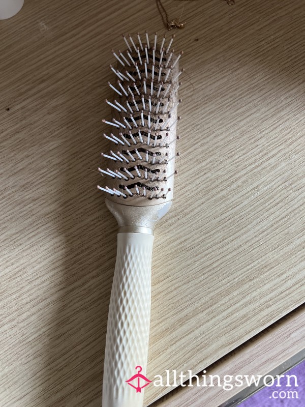 Hairbrush Covered And Entwined With The Hair Off An English Lady,