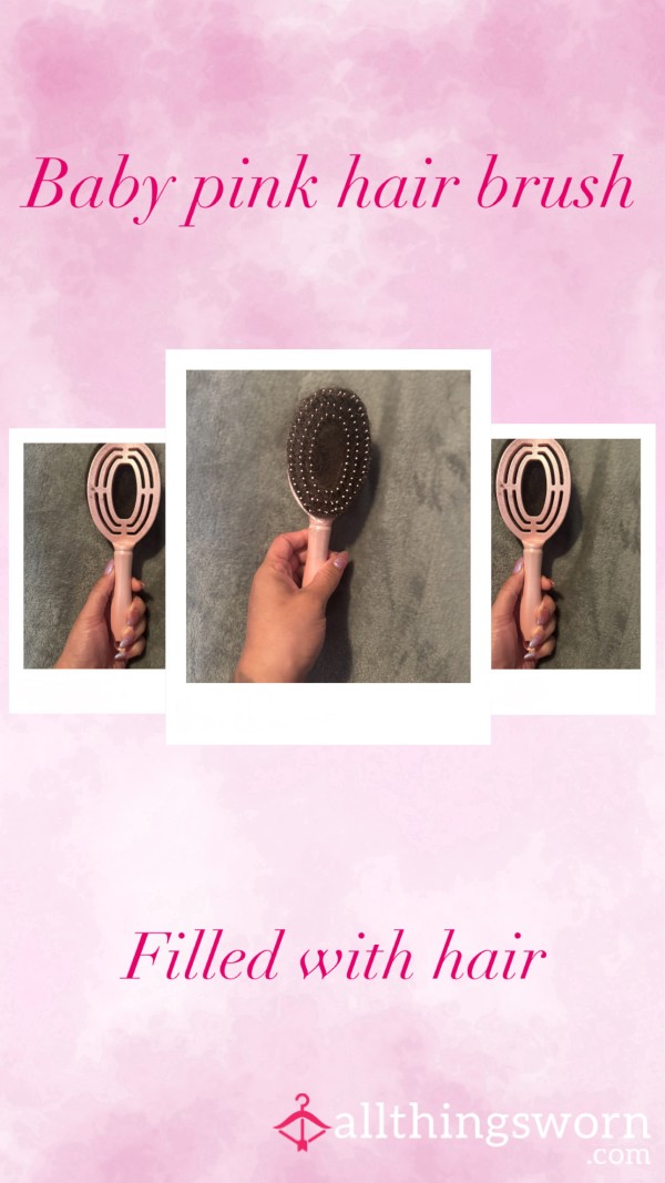 Hairbrush Filled With Hair