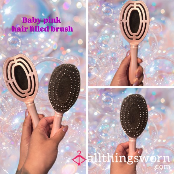 Hairbrush Filled With Hair