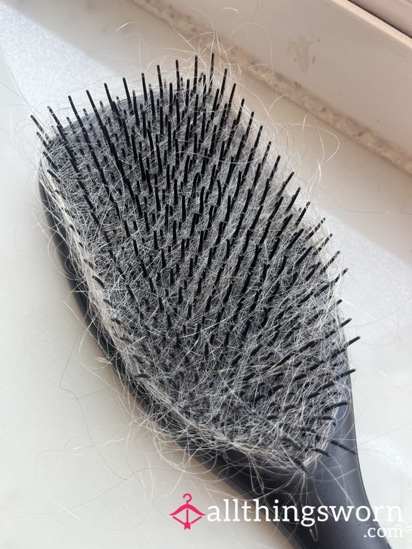 Hairbrush With My Beautiful Blonde Locks On It
