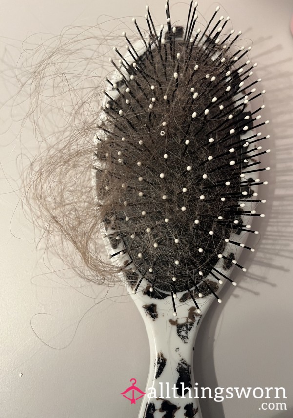 Hairbrush With My Strawberry Blonde Hair ! X