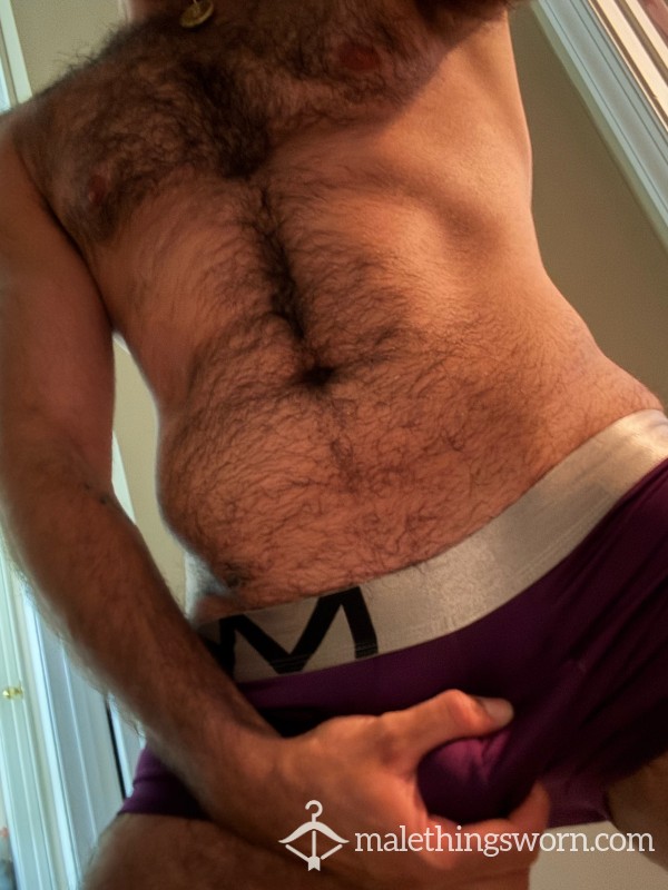 Hairy Athletic Jock Black Michael Kors Underwear