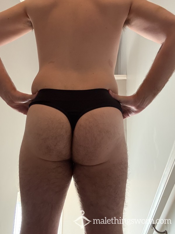 Hairy Dad’s First Thong! - XL, Customizable